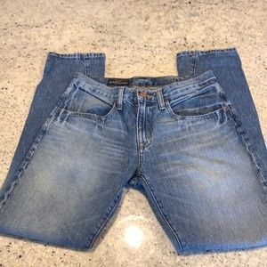 J,Crew Cropped Vintage Straight Medium to Light wash, size 26